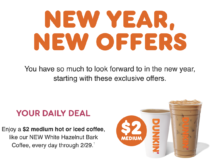 Dunkin’ Rewards Offers for January 2024 – Are Offers Now Personalized?